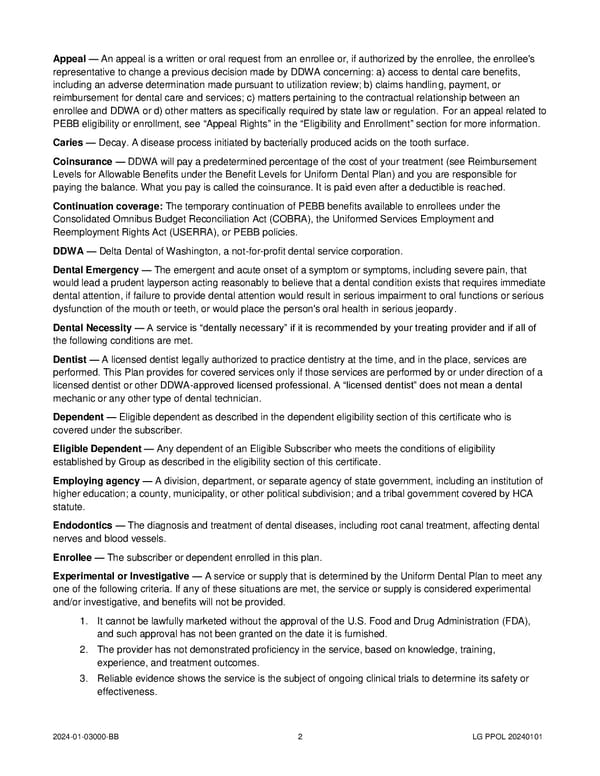 Uniform Dental Plan COC (2024) - Page 7