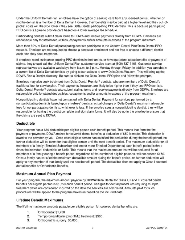 Uniform Dental Plan COC (2024) - Page 12