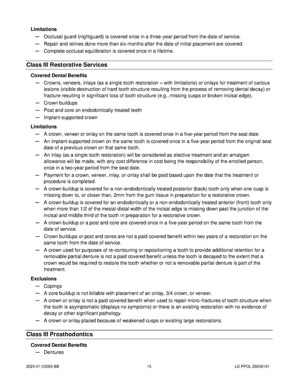 Uniform Dental Plan COC (2024) - Page 20