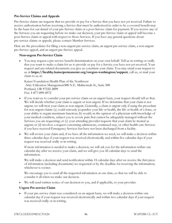 Kaiser Permanente NW Classic EOC (2024) - Page 93