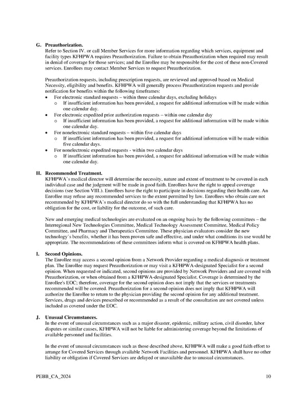 Kaiser Permanente WA Classic EOC (2024) - Page 10