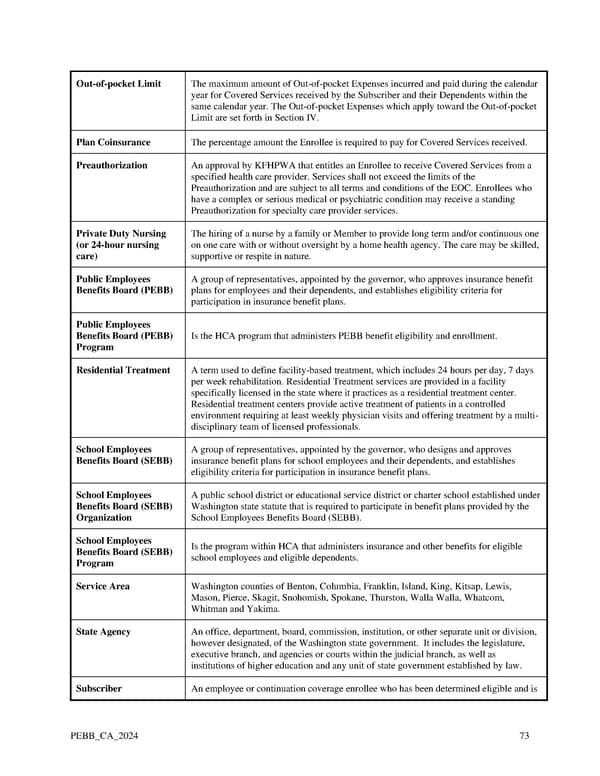 Kaiser Permanente WA Classic EOC (2024) - Page 73