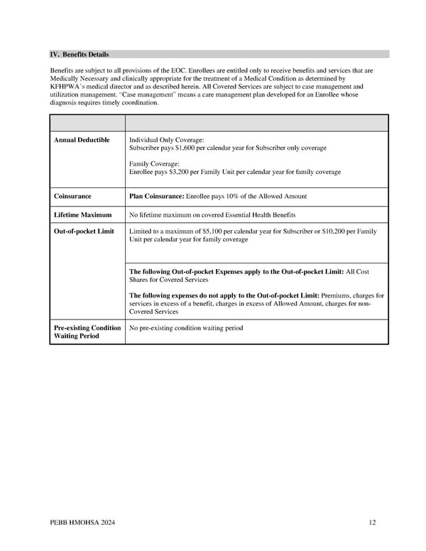 Kaiser Permanente WA CDHP EOC (2024) - Page 12