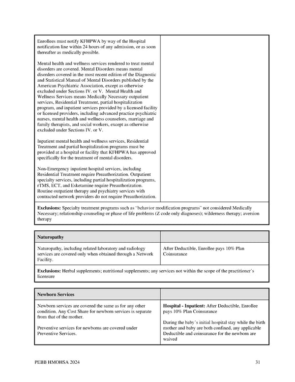 Kaiser Permanente WA CDHP EOC (2024) - Page 31