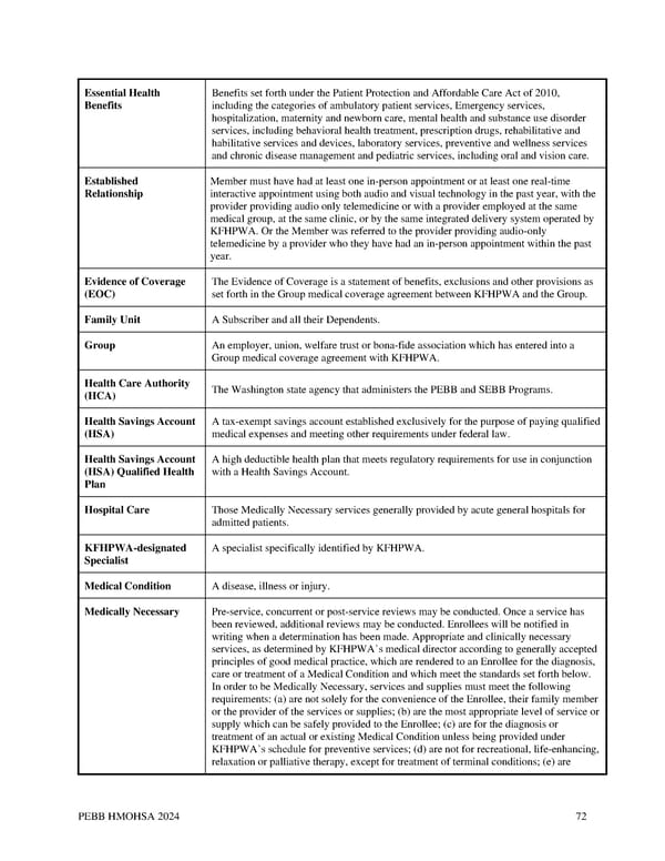 Kaiser Permanente WA CDHP EOC (2024) - Page 72