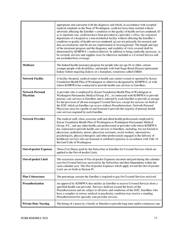 Kaiser Permanente WA CDHP EOC (2024) - Page 73