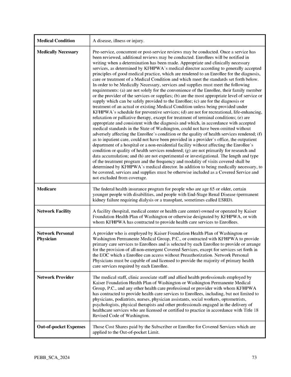 Kaiser Permanente WA SoundChoice EOC (2024) - Page 73