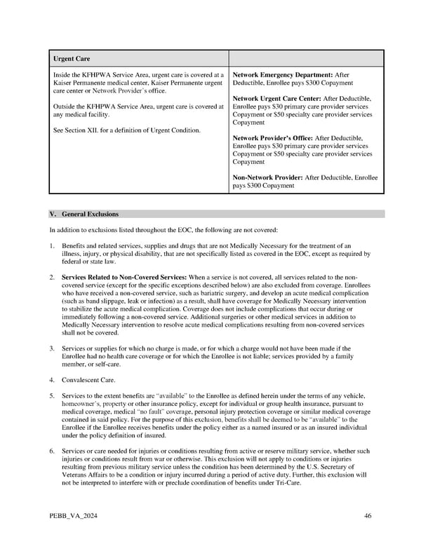 Kaiser Permanente WA Value EOC (2024) - Page 46