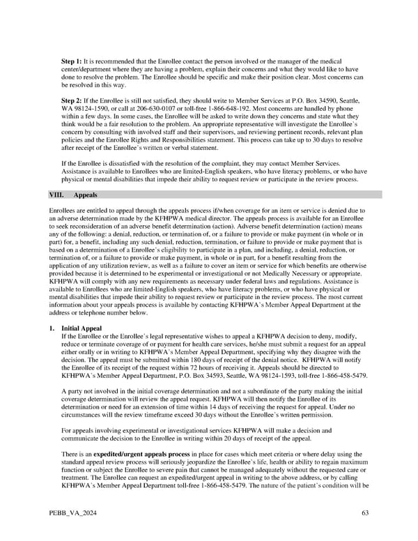 Kaiser Permanente WA Value EOC (2024) - Page 63