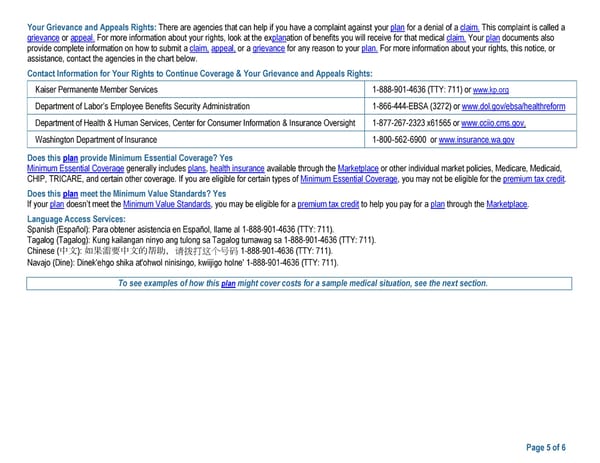 Kaiser Permanente WA CDHP SBC (2024) - Page 5