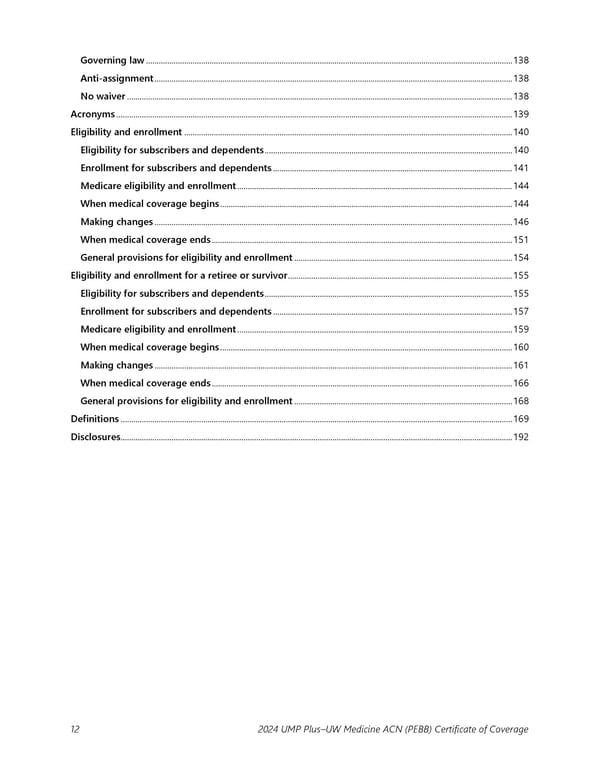 UMP Plus–UW Medicine Accountable Care Network (UW Medicine ACN) COC (2024) - Page 13