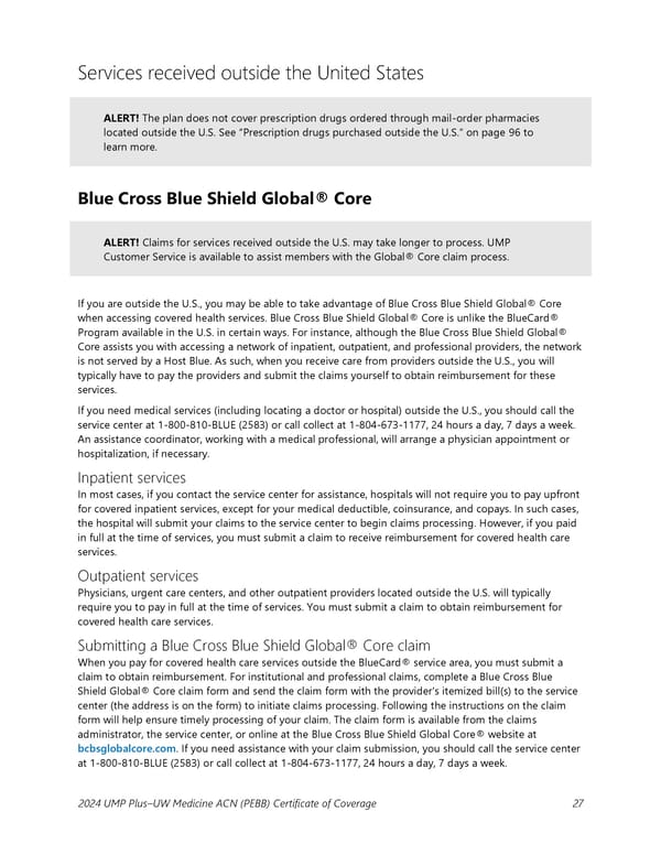 UMP Plus–UW Medicine Accountable Care Network (UW Medicine ACN) COC (2024) - Page 28