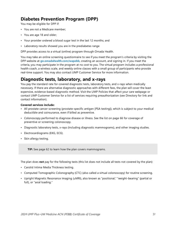 UMP Plus–UW Medicine Accountable Care Network (UW Medicine ACN) COC (2024) - Page 52