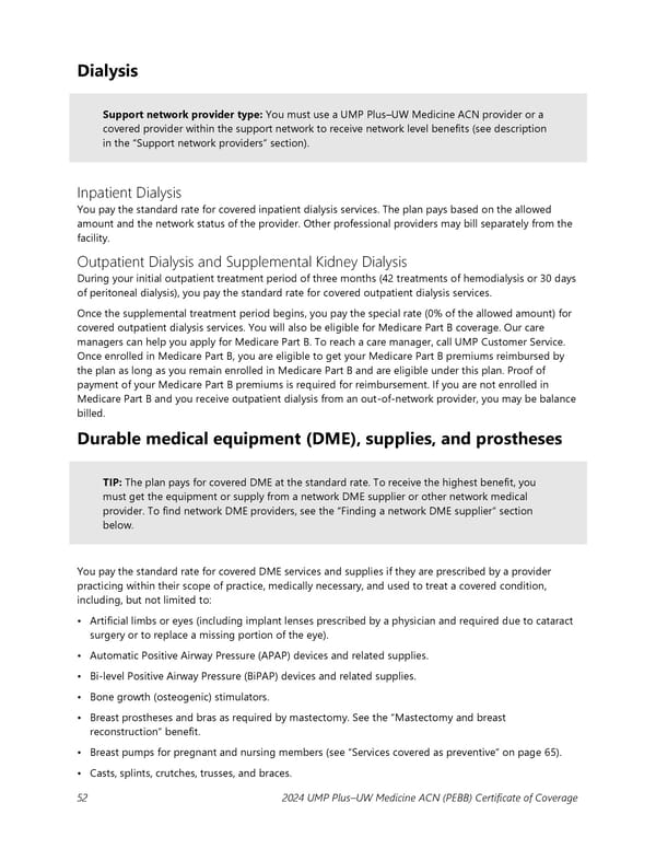 UMP Plus–UW Medicine Accountable Care Network (UW Medicine ACN) COC (2024) - Page 53