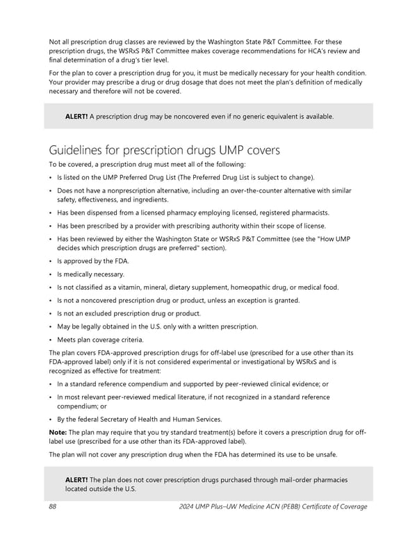 UMP Plus–UW Medicine Accountable Care Network (UW Medicine ACN) COC (2024) - Page 89