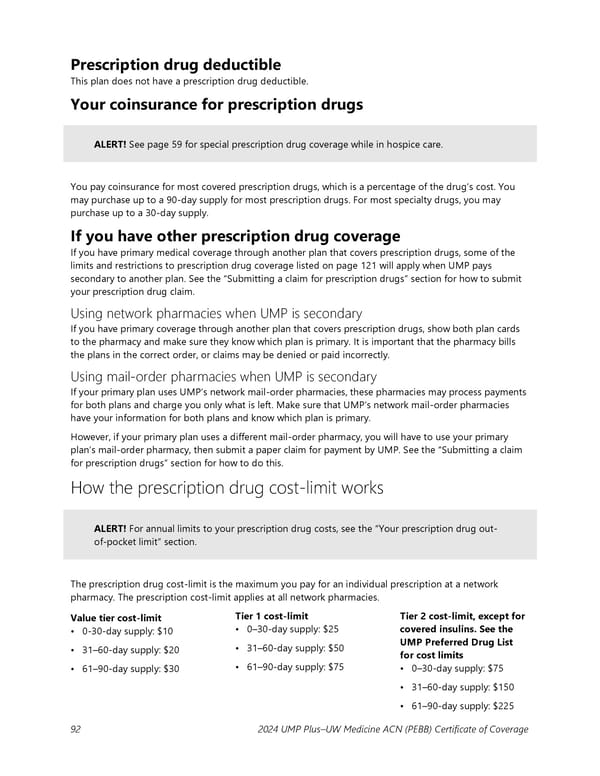 UMP Plus–UW Medicine Accountable Care Network (UW Medicine ACN) COC (2024) - Page 93