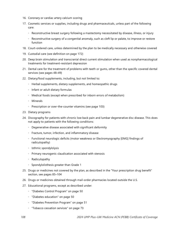 UMP Plus–UW Medicine Accountable Care Network (UW Medicine ACN) COC (2024) - Page 109