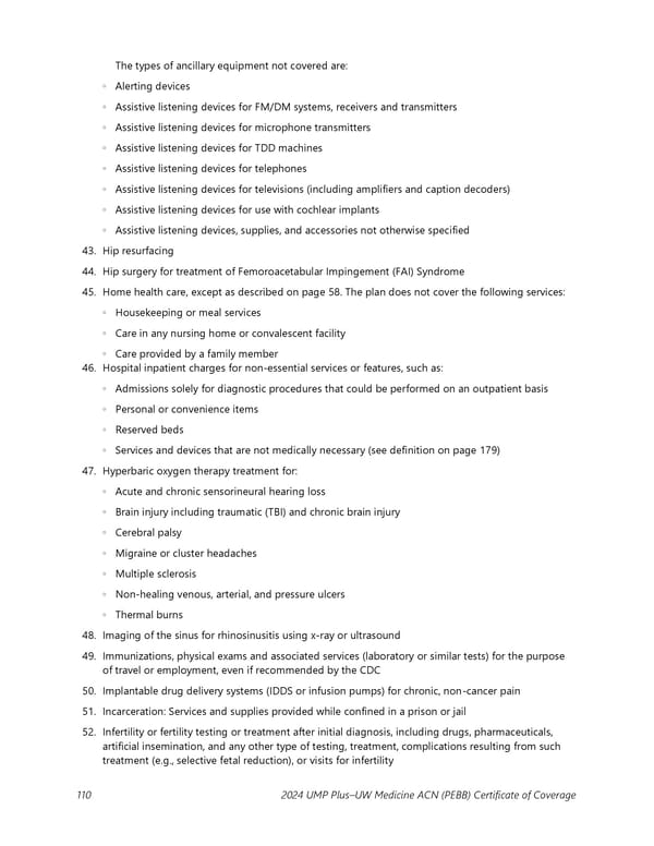 UMP Plus–UW Medicine Accountable Care Network (UW Medicine ACN) COC (2024) - Page 111