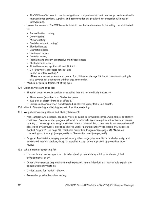 UMP Plus–UW Medicine Accountable Care Network (UW Medicine ACN) COC (2024) - Page 117