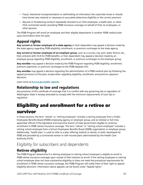 UMP Plus–UW Medicine Accountable Care Network (UW Medicine ACN) COC (2024) - Page 156