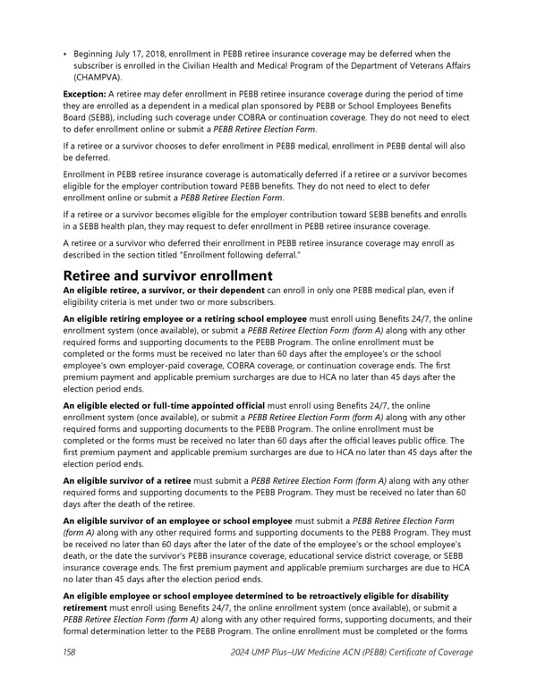 UMP Plus–UW Medicine Accountable Care Network (UW Medicine ACN) COC (2024) - Page 159