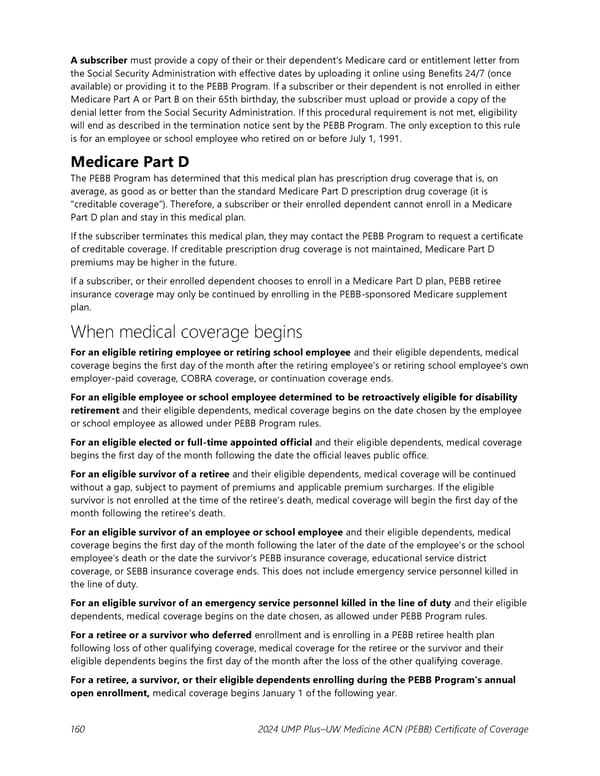 UMP Plus–UW Medicine Accountable Care Network (UW Medicine ACN) COC (2024) - Page 161