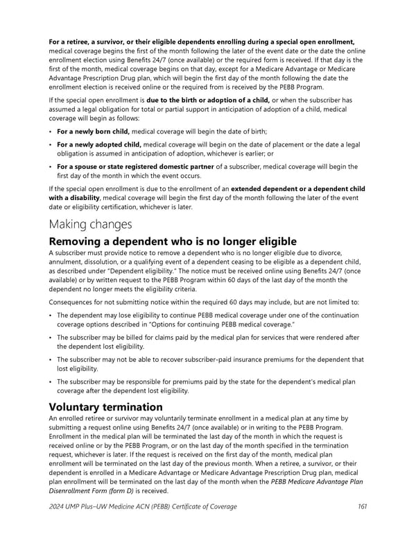 UMP Plus–UW Medicine Accountable Care Network (UW Medicine ACN) COC (2024) - Page 162