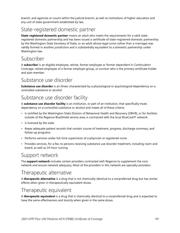 UMP Plus–UW Medicine Accountable Care Network (UW Medicine ACN) COC (2024) - Page 192