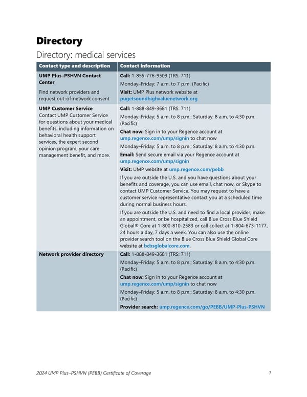 UMP Plus–Puget Sound High Value Network (PSHVN) COC (2024) - Page 2