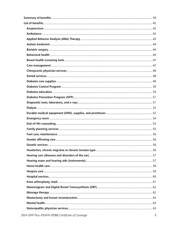 UMP Plus–Puget Sound High Value Network (PSHVN) COC (2024) - Page 10