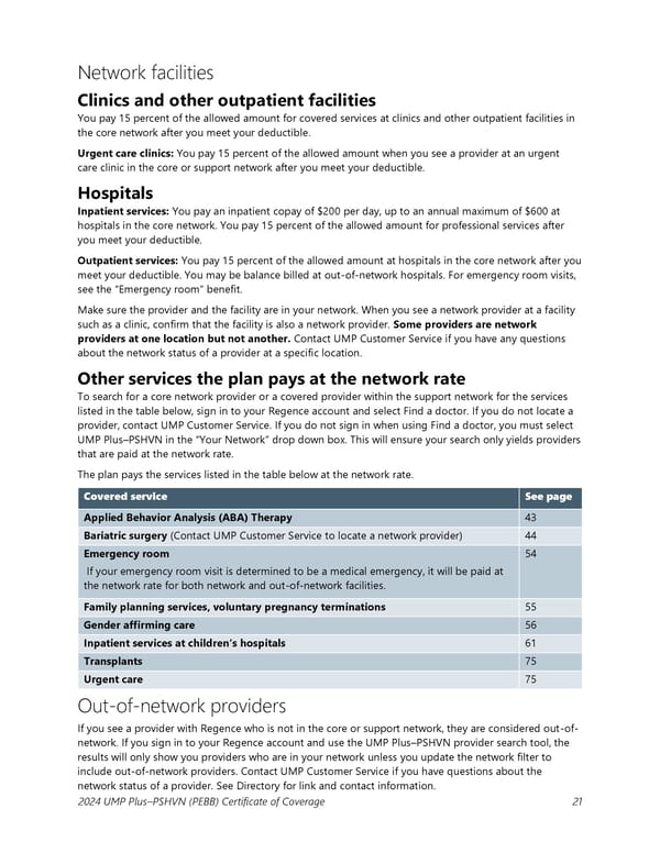 UMP Plus–Puget Sound High Value Network (PSHVN) COC (2024) - Page 22