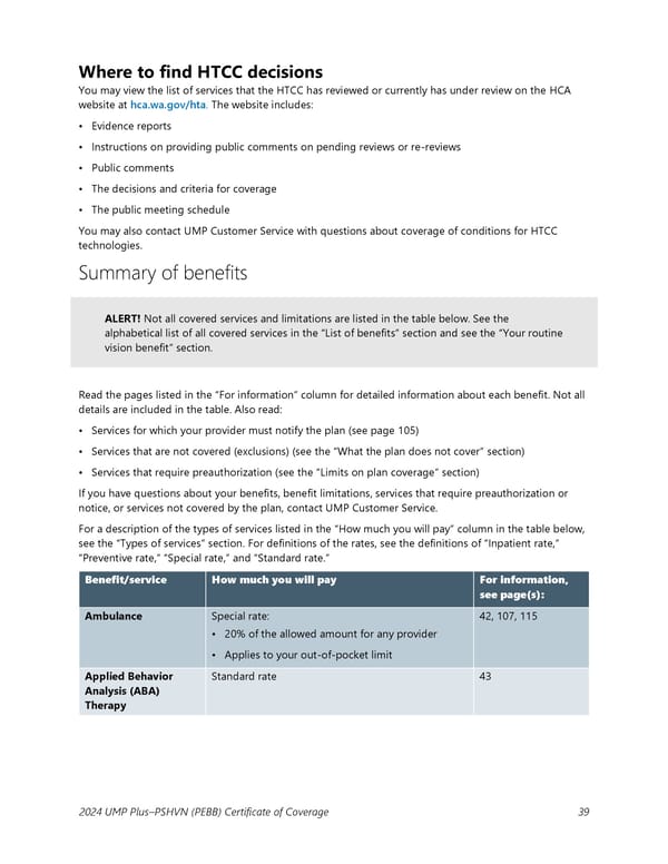 UMP Plus–Puget Sound High Value Network (PSHVN) COC (2024) - Page 40