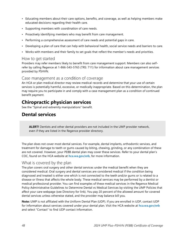 UMP Plus–Puget Sound High Value Network (PSHVN) COC (2024) - Page 49