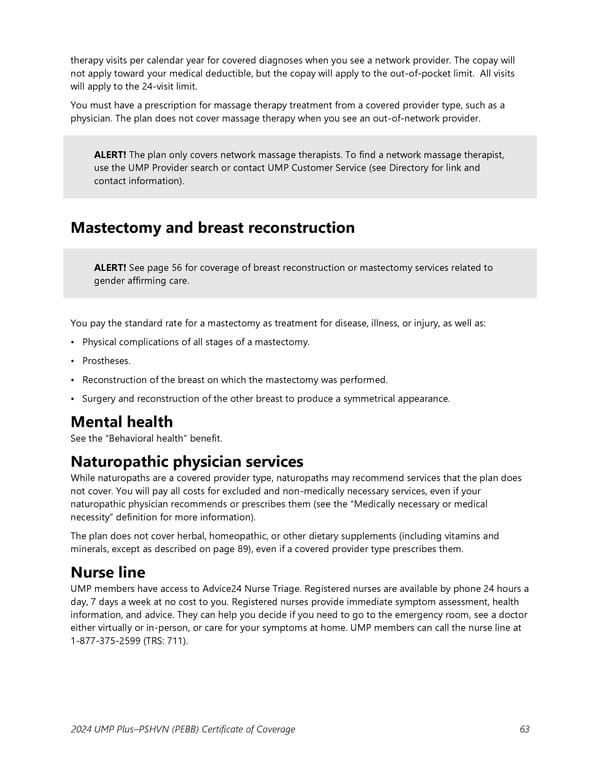 UMP Plus–Puget Sound High Value Network (PSHVN) COC (2024) - Page 64