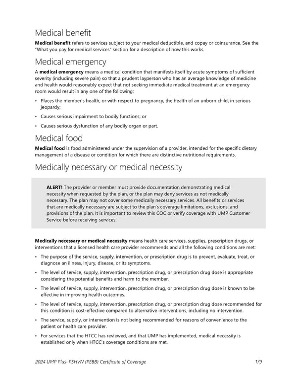 UMP Plus–Puget Sound High Value Network (PSHVN) COC (2024) - Page 180