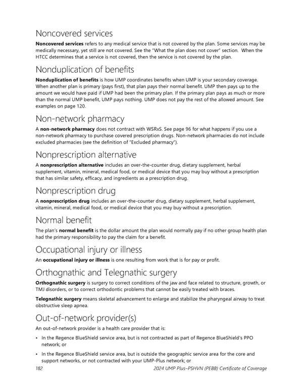 UMP Plus–Puget Sound High Value Network (PSHVN) COC (2024) - Page 183