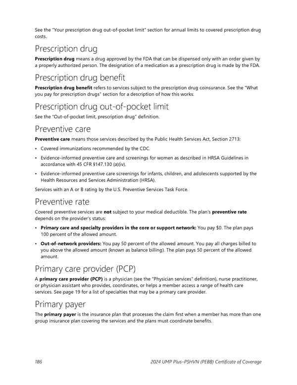 UMP Plus–Puget Sound High Value Network (PSHVN) COC (2024) - Page 187