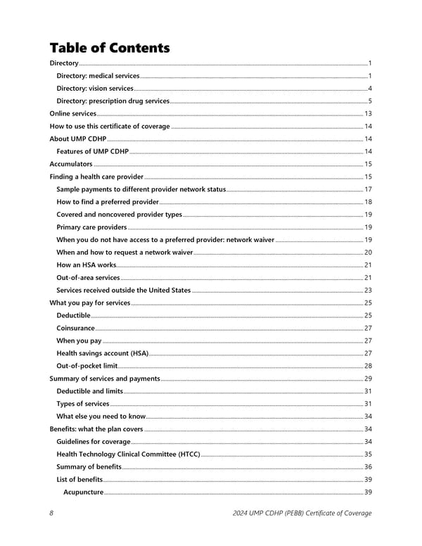 UMP Consumer-Directed Health Plan (CDHP) COC (2024) - Page 9