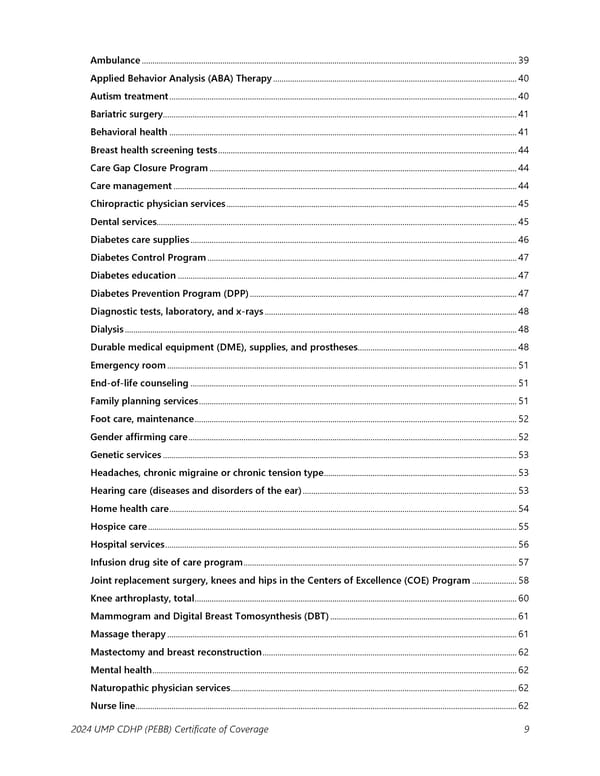 UMP Consumer-Directed Health Plan (CDHP) COC (2024) - Page 10