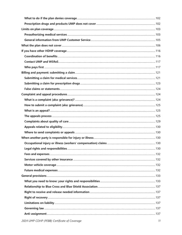 UMP Consumer-Directed Health Plan (CDHP) COC (2024) - Page 12