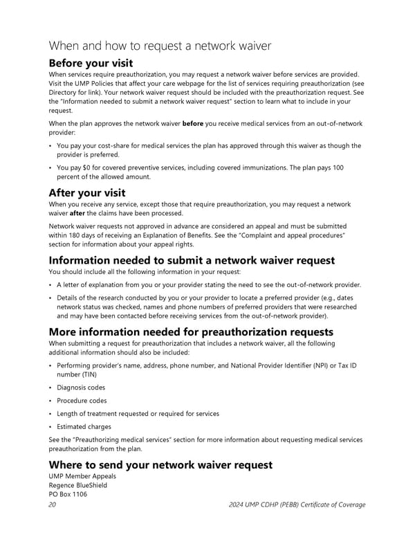 UMP Consumer-Directed Health Plan (CDHP) COC (2024) - Page 21