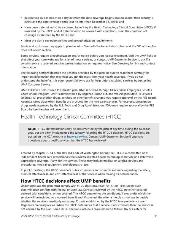 UMP Consumer-Directed Health Plan (CDHP) COC (2024) - Page 36