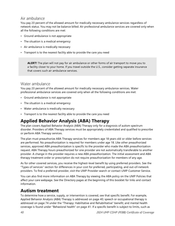 UMP Consumer-Directed Health Plan (CDHP) COC (2024) - Page 41