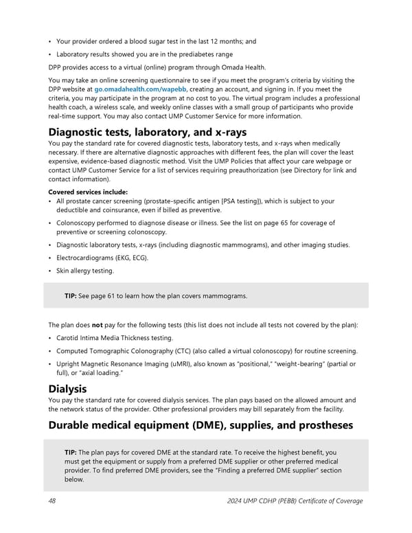 UMP Consumer-Directed Health Plan (CDHP) COC (2024) - Page 49