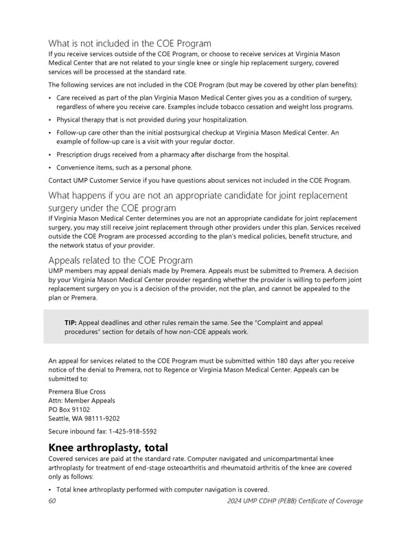 UMP Consumer-Directed Health Plan (CDHP) COC (2024) - Page 61