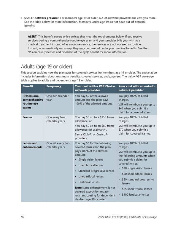 UMP Consumer-Directed Health Plan (CDHP) COC (2024) - Page 81