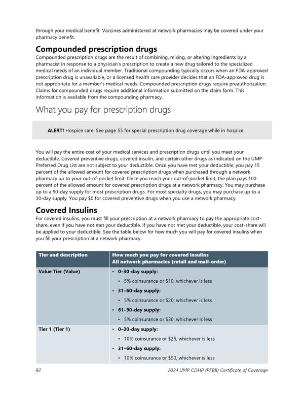 UMP Consumer-Directed Health Plan (CDHP) COC (2024) - Page 93