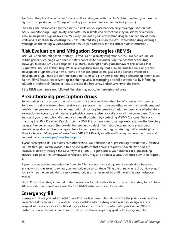 UMP Consumer-Directed Health Plan (CDHP) COC (2024) - Page 99