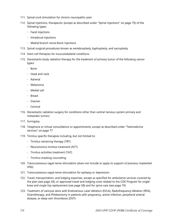 UMP Consumer-Directed Health Plan (CDHP) COC (2024) - Page 115