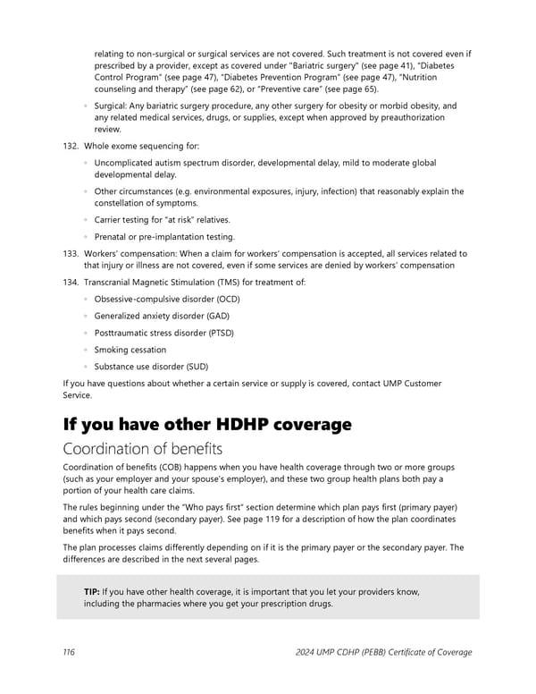 UMP Consumer-Directed Health Plan (CDHP) COC (2024) - Page 117